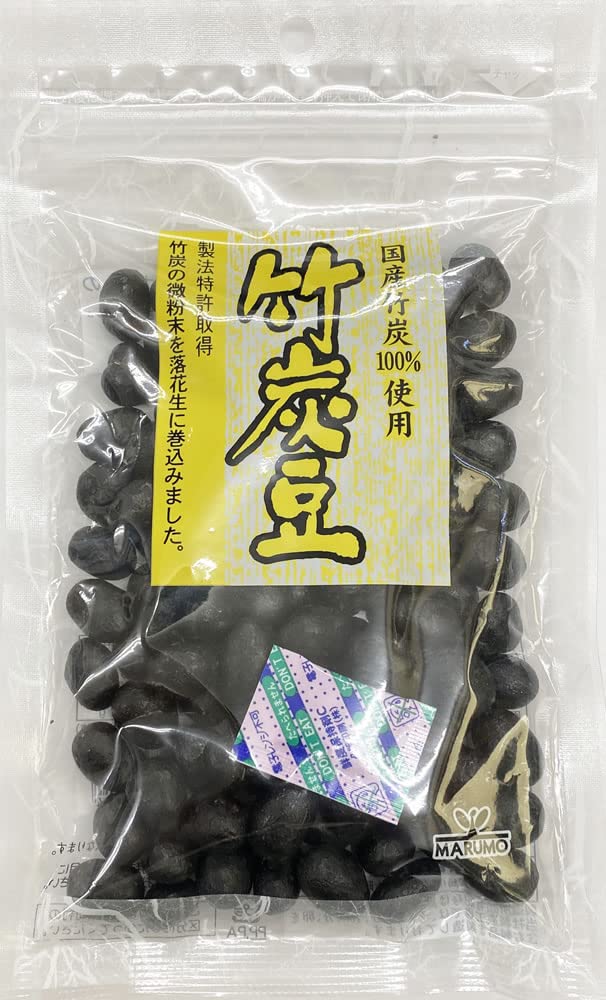 Amazon.co.jp: まるも 国産竹炭100%使用 竹炭豆 70g : 食品・飲料・お酒