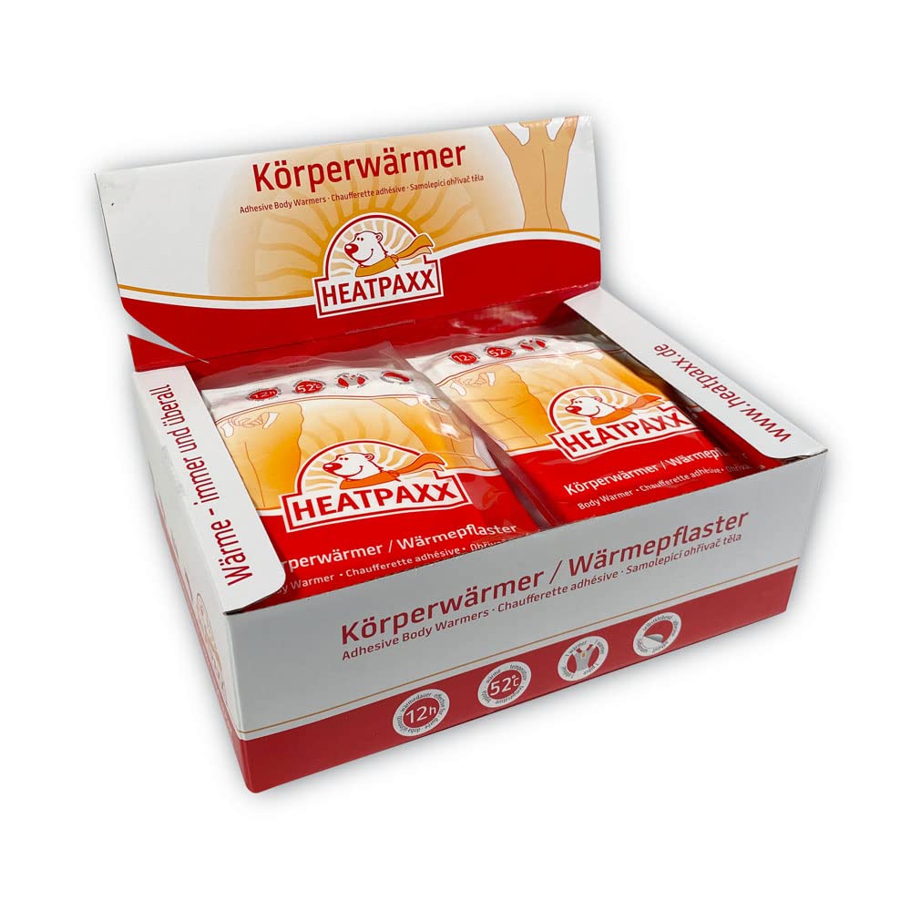 HeatPaxx Körperwärmer | 40 Wärmepflaster | EXTRA WARM | Dünnes und leichtes Wärmepflaster für Bauch und Rücken | punktgenaue Wohlfühlwärme | Bodywärmer – Rückenwärmer