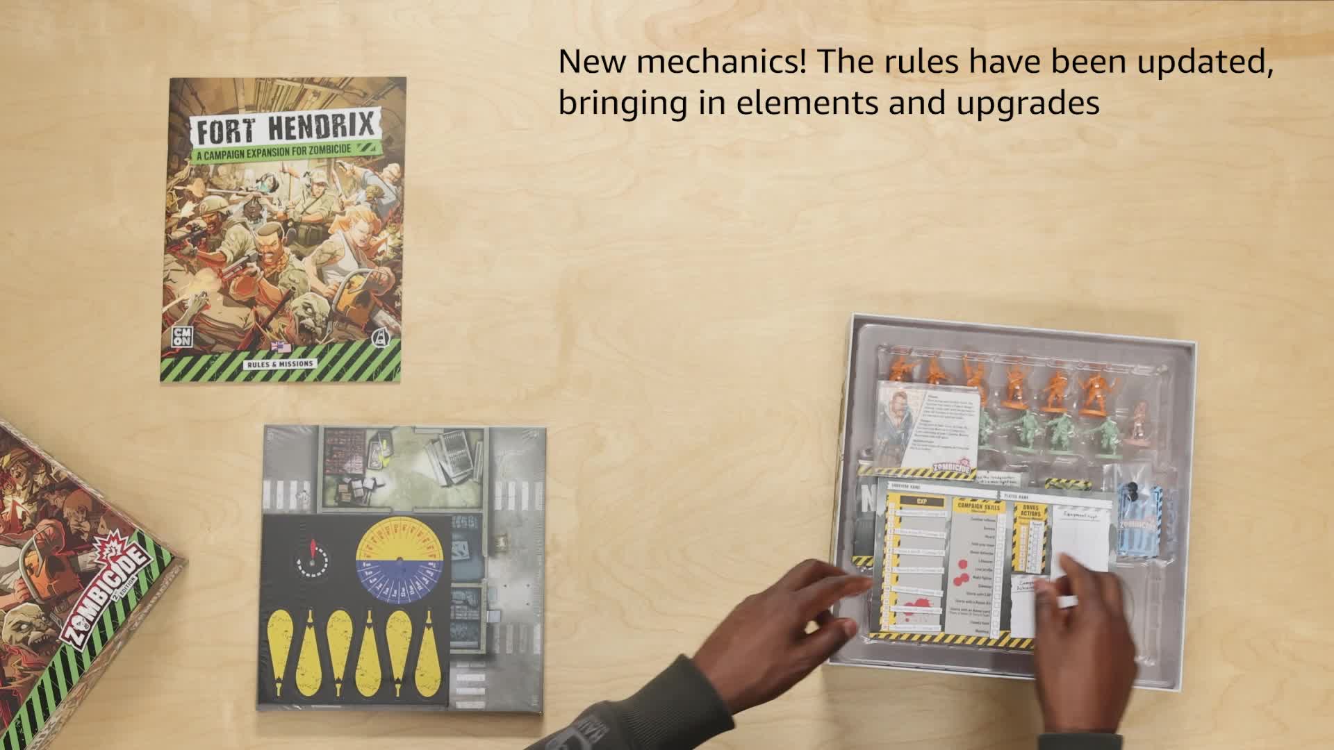 Amazon.com: Zombicide 2nd Edition Fort Hendrix Board Game