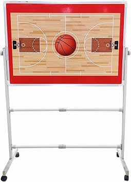 Basketball Clipboard for Coaches, Large Magnetic Dry Erase Coaching Board, Sided Mobile Whiteboard, for Teaching