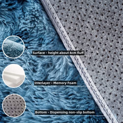 Linyingdian Tappeto Peloso Morbido e Antiscivolo