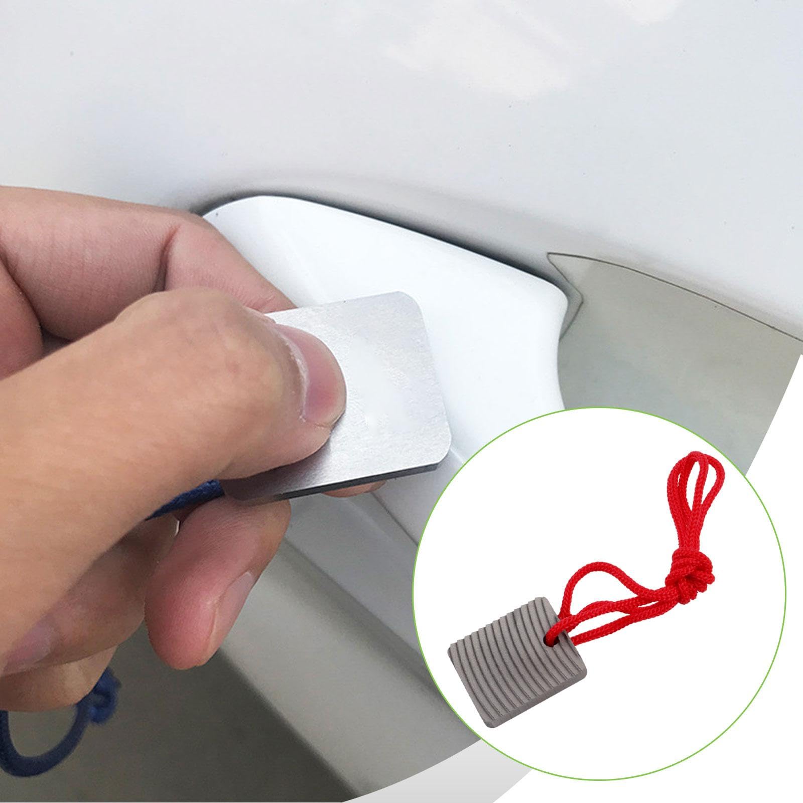Harilla Raspador para Reparación de Pintura de Automóviles, Reparación de Arañazos, Accesorios para La Preparación de Superficies de Vehículos, Raspador de Pu, con 12 Dientes