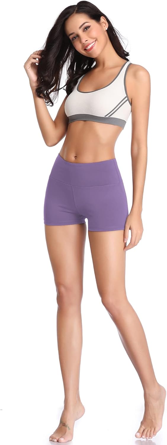 CADMUS Women's High-Waisted Spandex Athletic Shorts for Yoga, Running, Volleyball - Image 4