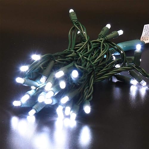Miniatura 2 de 50 mini luces LED de Navidad de gran angular de 0.197 pulgadas, tira de luces LED blancas para decoración de árboles de Navidad en exteriores e