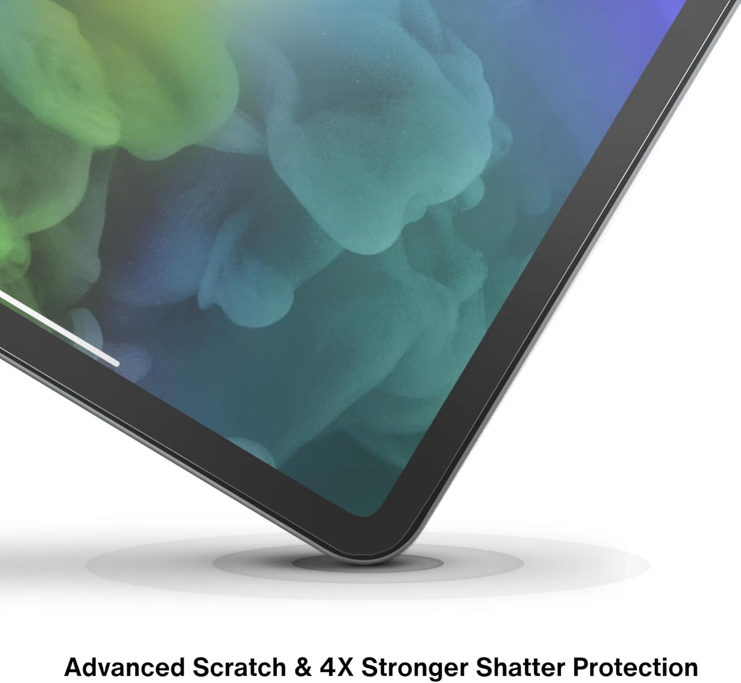 ZAGG InvisibleShield Glass Elite+ Screen Protector for iPad Pro 12.9" (6th/5th/4th/3rd Gen), 4X Extreme Shatter Protection, Maximum Scratch Protection, Anti-Fingerprint, Smooth Touch, Easy Install