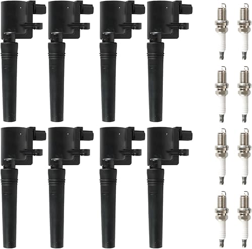 Vista 16 de Paquete de 6 bobinas de encendido UF617 y bujías de iridio compatibles con Infiniti EX37 FX37 G37 M37 Q50 3.7 3.7L V6 2008-2014 Reemplazar #