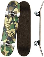 Vista 10 de Yocaher. Monopatín blanco de 7,75 pulgadas.