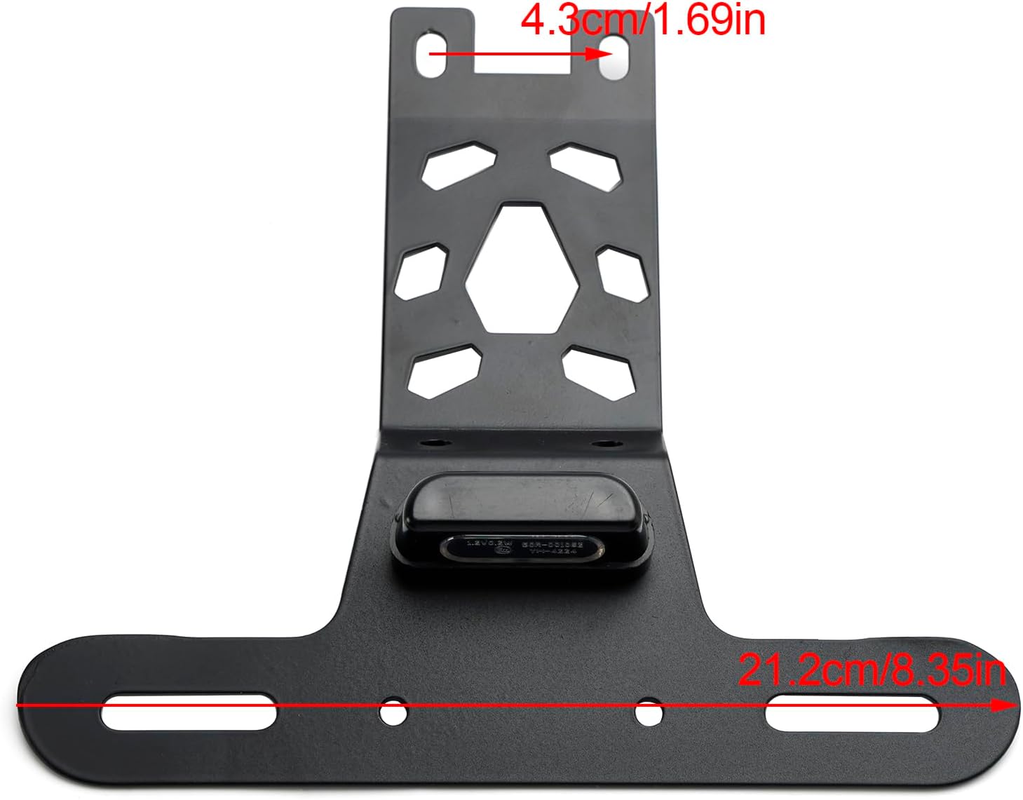 Areyourshop License Plate Holder Bracket for Hunter 350 2022-2024