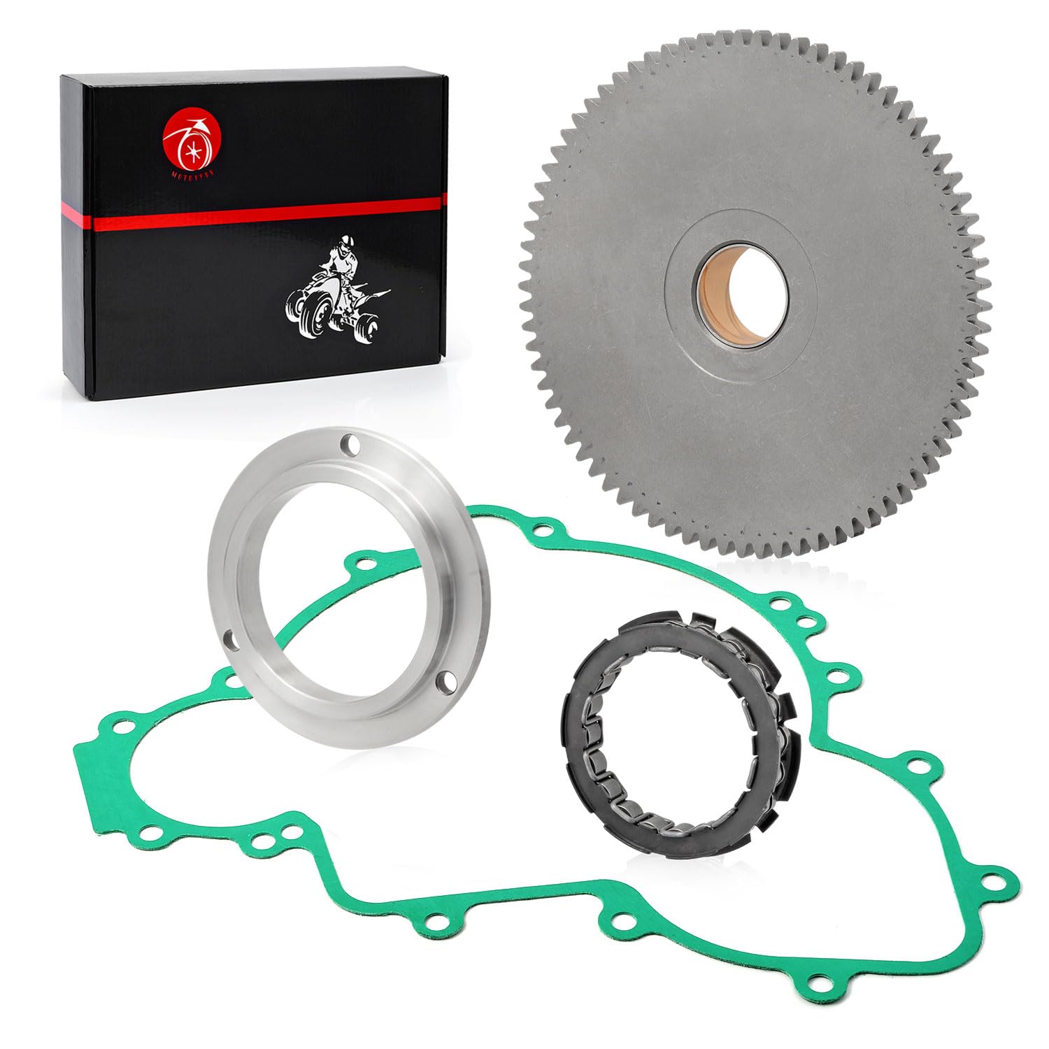 Amazon.com: Starter Clutch kit One Way Bearing Idler Gear 76T W