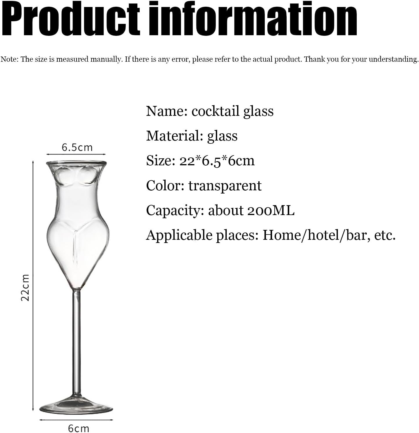 200ML Cocktail Glasses,Transparent Martini Glass,Champagne Glasses,Champagne Flutes,Whiskey Glass,Whiskey Glasses for Men,Bar Glasses,Glassware,Drinking Glasses,Cups,Goblet