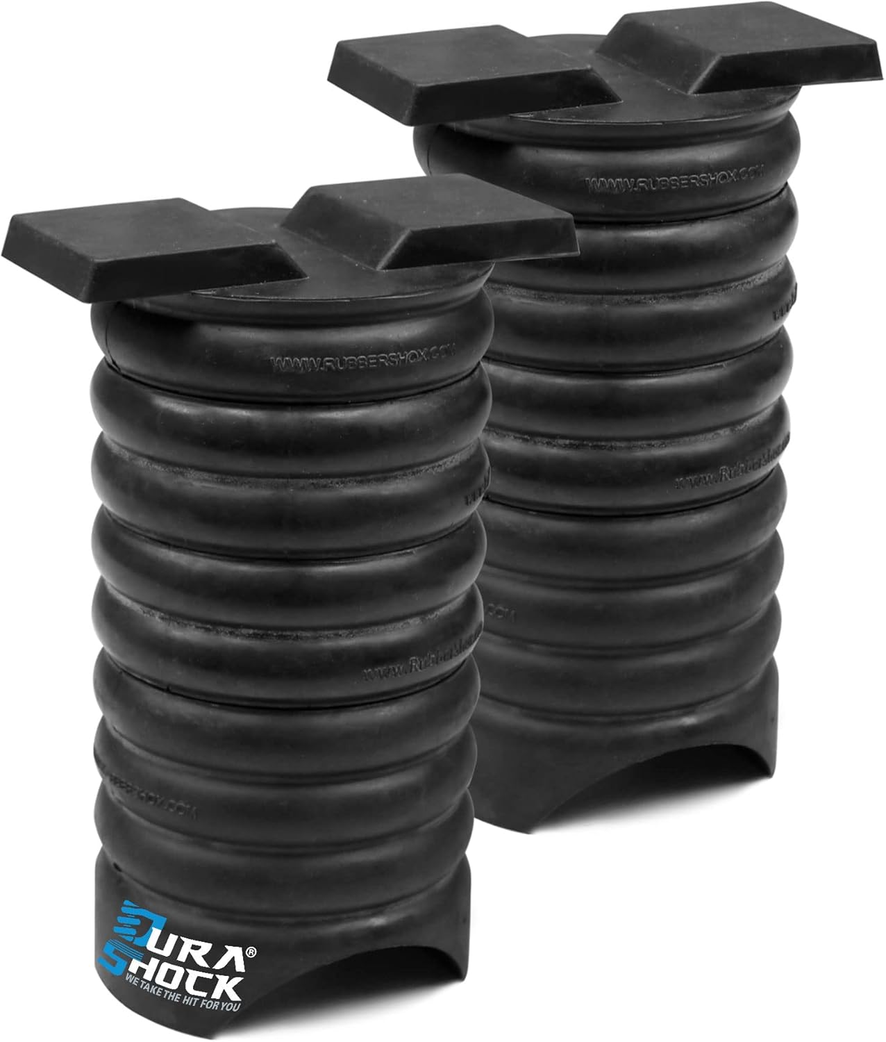 4" Universal Rubber Front Rear Bump Stop for Truck and RV Suspension Enhancement. One UB1A3A-4"H X 4"D, 10000 lbs/pair Hardness 60HA (4'' for MB Sprinter)
