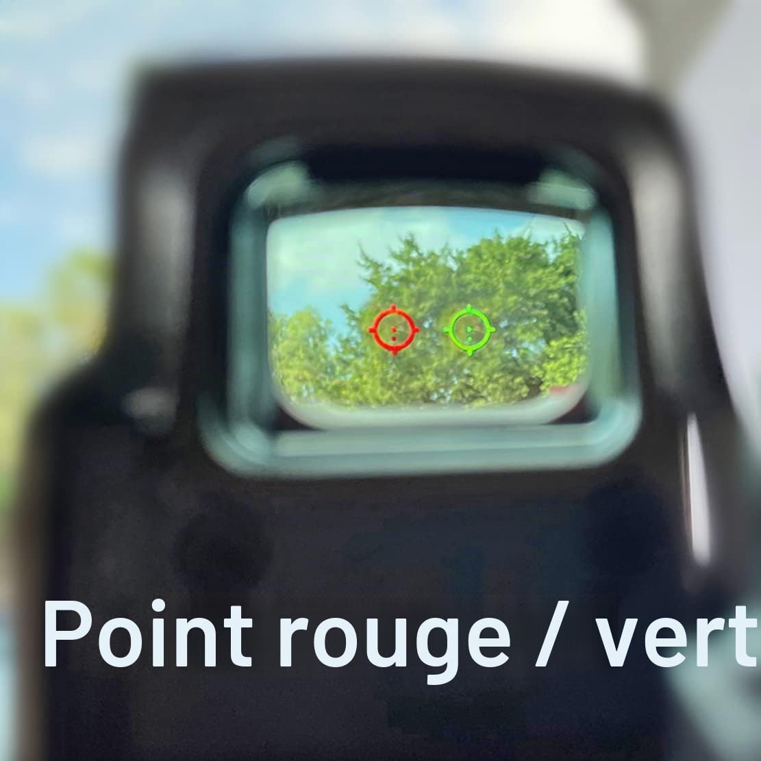 Viseur réflexe 558 vert à point rouge avec loupe G33 x3, vue hybride holographique optique