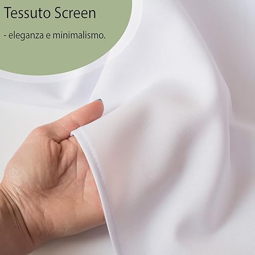 Deco Italia Tenda a pannello scorrevole Bianco