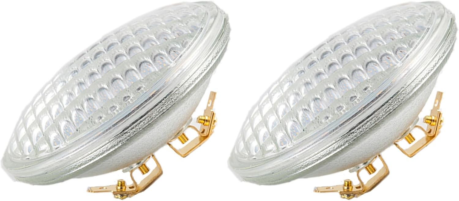 PAR36 LED Landscape Bulb 9W(50W Halogen Equivalent) 900LM 3000K Warm White 12V-36V DC/AC Low Voltage PAR36 LED Tractor Light, 4Pack