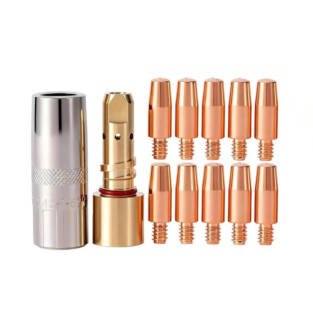 Difusores y puntas de 0.30 para antorcha MIG Lincoln Magnum PRO KP2746-1