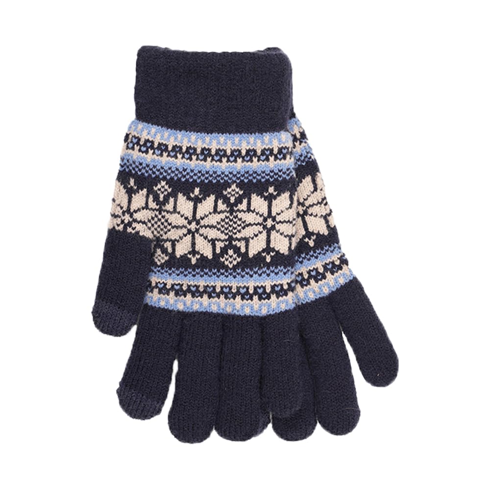 Undercover Men's Navy Fleece Lined Touch Screen Gloves Gl1184