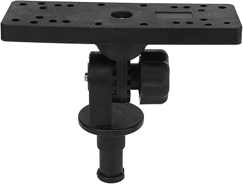 Miniatura 9 de Acouto Buscador de peces Base de montaje giratoria de 360 grados extraíble para barco marino buscador de peces Soporte electrónico Negro