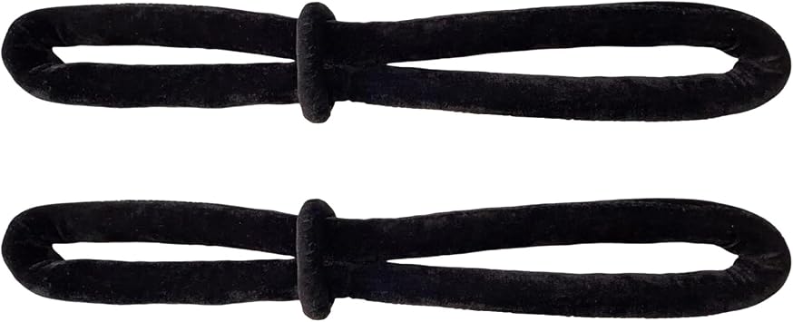 Aerial Lyra Hand Loops, SGS Certified, 45cm Velvet Straps 2Pack | 6150 lbs Breaking Load, 17.71in Velvet Handle Straps with Secure Grip for Aerial Hoop, Silks, Trapeze & Circus training