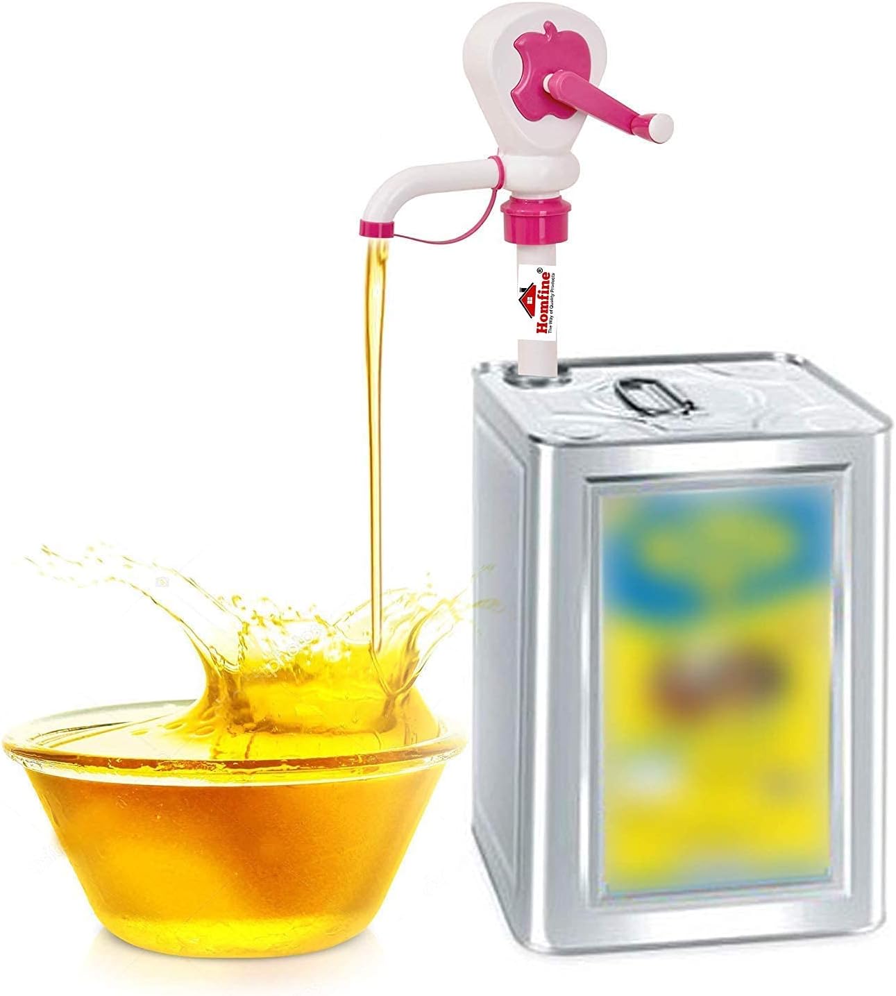 Homfine™ Manual Hand Oil Pump for Oil Extractor and Fuel Transfer (1 Pc)