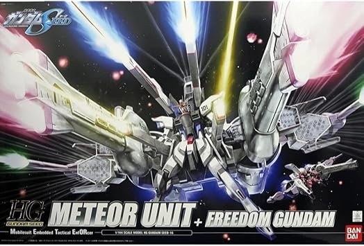 BANDAI Meteor Unit + Freedom Gundam Gunpla Hg High Grade Gundam Seed 1/144
