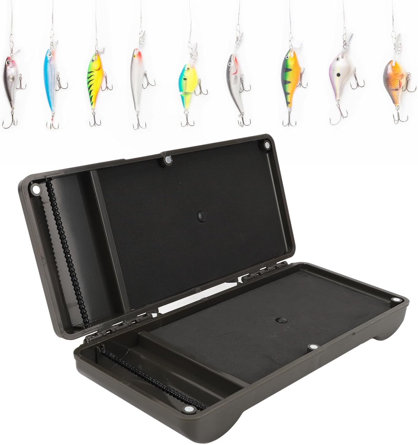 Carp Fishing Tackle Box, Durable Storage with Multiple Compartments, Fishing Tackle Organizer for Anglers, for Lake River Pond Carp Fishing Enthusiasts Beginners Professionals