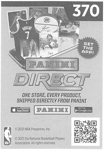 Miniatura 2 de 2020-21 Panini Stickers #370 Anthony Davis Official NBA Basketball Album Sticker Measuring 2.75 inch tall X 2 inches wide in Raw (NM or Better