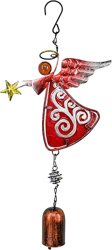 MrMrKura Campana de viento de ángel de metal para colgar, decoración de campanas de alas de ángel, campanas colgantes decorativas, regalos para disponible en Yaxa Peru