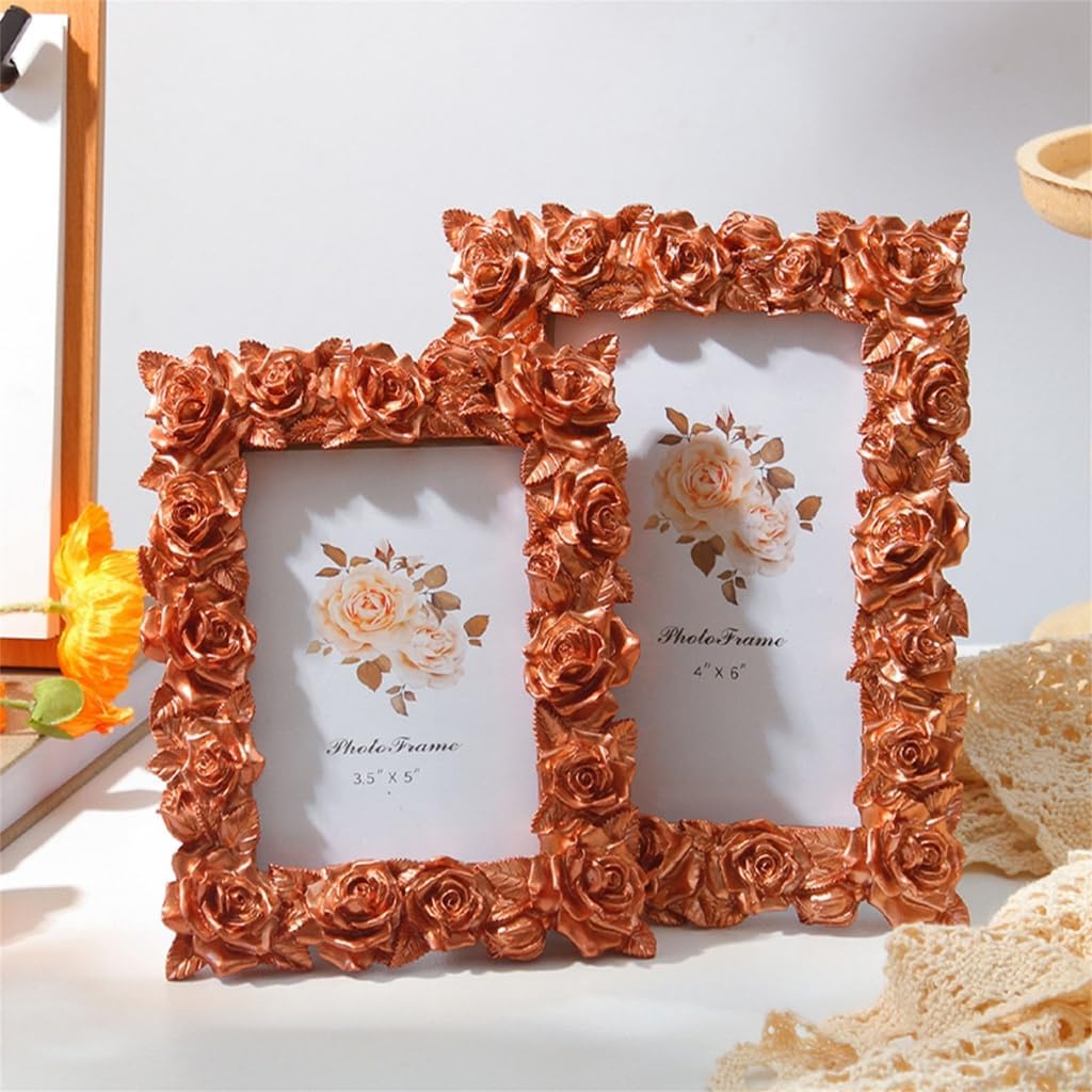 Retro Picture Frame Antique Ornate Photo Frame Decorative Photo Frame Home