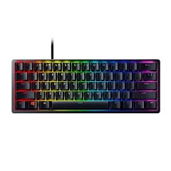 Razer Huntsman Mini 60 Percent Wired Optical Clicky Switch Gaming Keyboard with Chroma RGB Backlighting PBT Keycaps Mechanical