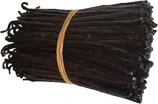 Madagascar Vanilla Beans Grade A Bourbon Fresh 6"-8" (1/2Lb) for Extract, Cooking and Baking by FITNCLEAN VANILLA| 0.5 Pound (.5lb/8 oz) Bulk NON-GMO Whole Gourmet Natural Pods