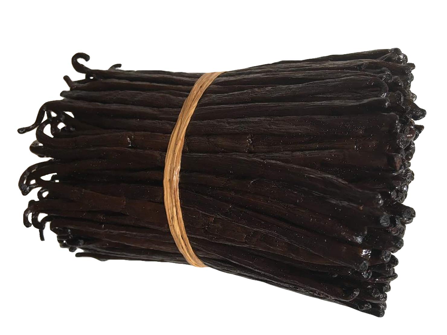 Madagascar Vanilla Beans Grade A Fresh 5"-8" (1/2Lb) for Extract, Cooking and Baking by FITNCLEAN VANILLA| 0.5 Pound (.5lb/8 oz) Bulk NON-GMO Whole Bourbon Gourmet Natural Raw Pods.
