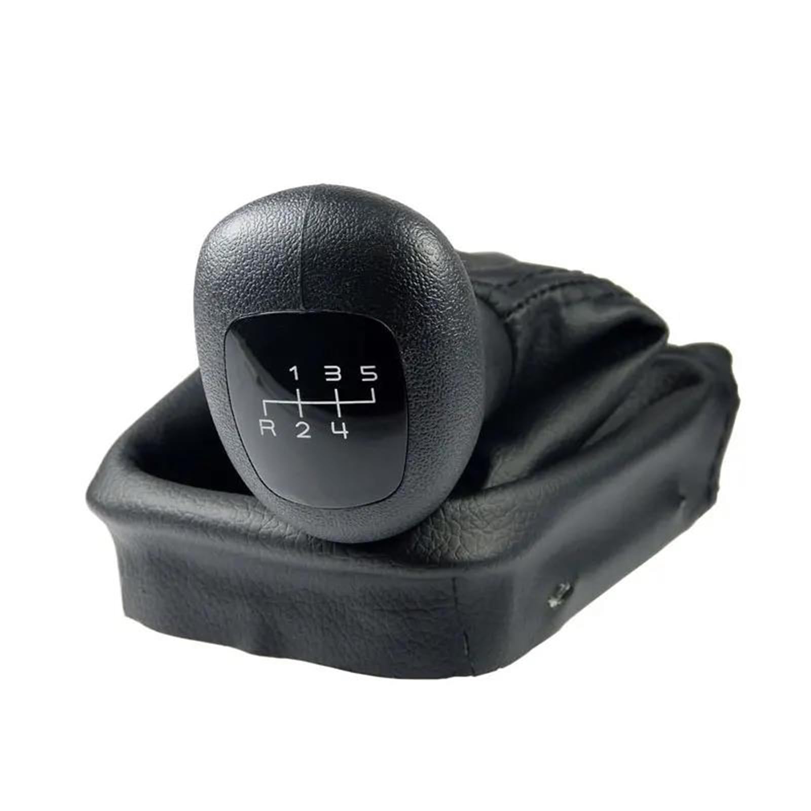Hcpavext 5 Speed Shift Gear Knobs With Gaitor For Mercedes For Benz W202 C Class S202 W208 C208 Clk W210 E Classic Esprit Sport (5 Speed)