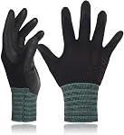 DEX FIT Gants de travail en nylon nitrile FN320, 3D-Comfort Fit, Poignée ferme, mince & Léger, Durable, Respirant, Lavable en machine