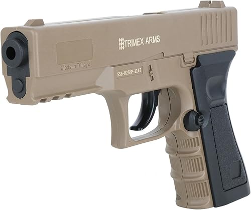 Miniatura 3 de Pistola de aire .177 con CO - Sin soplado, cargador de 18 redondas, bronceado, libre de 0.177 in de acero bb 3000 unidades - Trimex