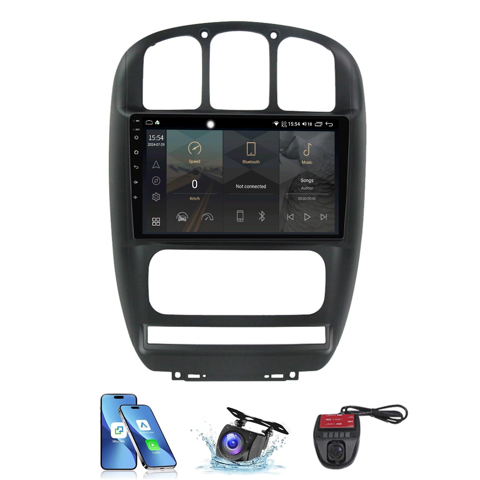 Autoradio Chrysler Voyager pour voyager en famille avec CarPlay et GPS connecté