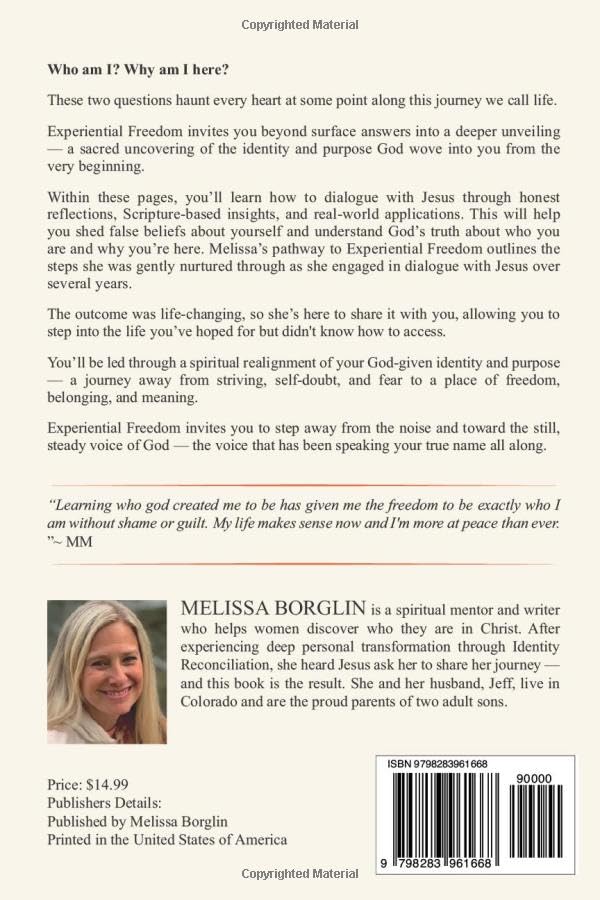 Experiential Freedom: Restore your Peace and Embrace your Power by embodying your God-given Identity and Purpose - Image 2