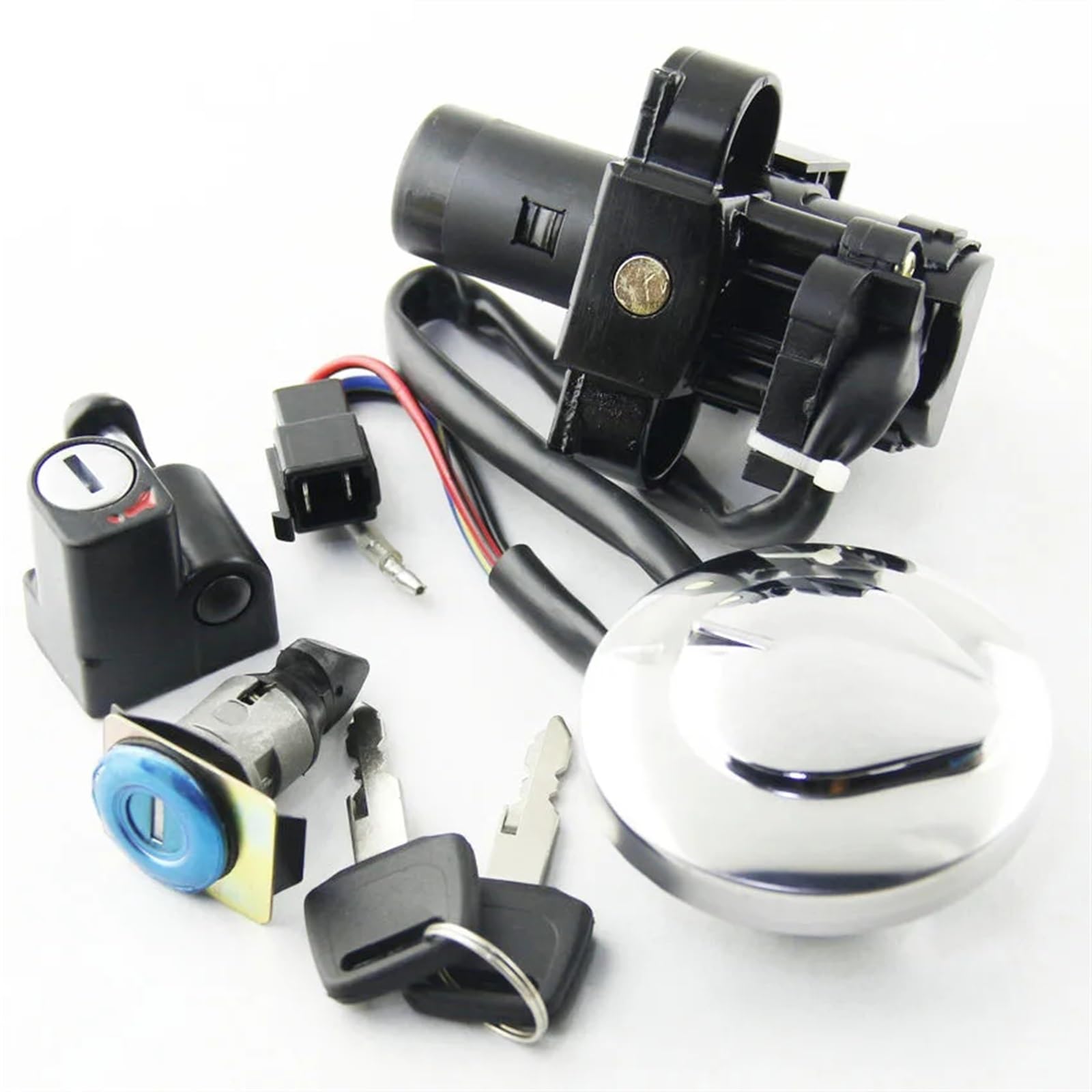 Blocchetto Accensione Per CL400 1999 Tappo Serbatoio Carburante Moto Interruttore Di Accensione Blocco Sedile Con Kit Chiavi Interruttore Accensione Moto