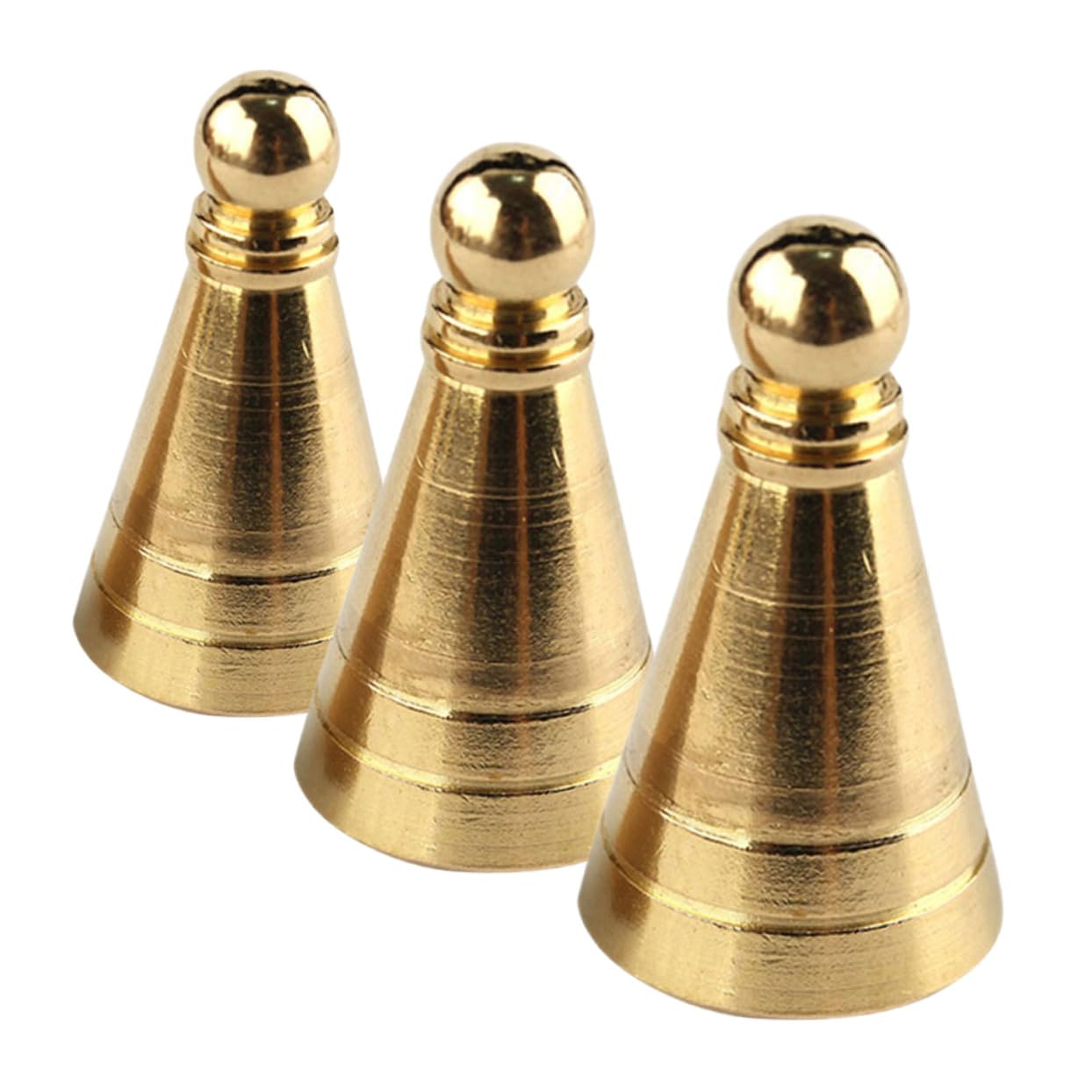 3 pièces Moule à Cônes Laiton Moules DIY pour Fabrication Cône Outils Pratiques pour Projets Maison et Accessoires