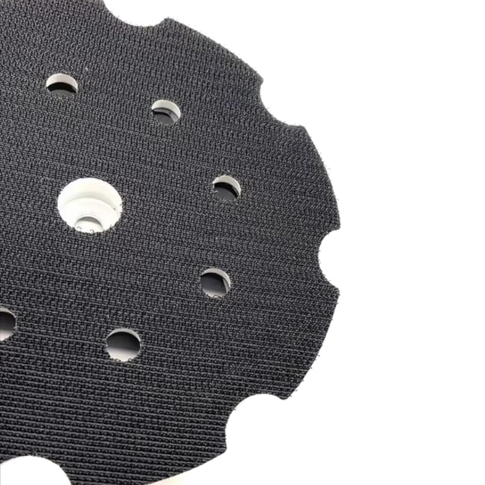 Trade-Shop - Juego de 5 discos abrasivos con 8 agujeros de 125 mm, compatible con Makita PO 5000 C, PO 6000 C, DPO 500 Z, DPO 600 Z, sustituye a 197922-4