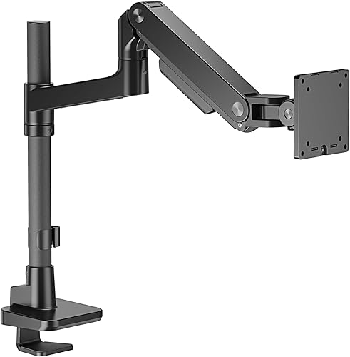 Gladiator Joe Brazo de monitor ultraancho de aluminio resistente para pantallas de 49 pulgadas de hasta 44 libras, soporte de monitor de escritorio