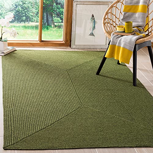 SAFAVIEH-Braided-Collection-3-x-5-Oval-Green-BRD315A-Handmade-Country-Cottage-Reversible-Area-Rug SAFAVIEH Braided Collection 3 x 5 Oval Green BRD315A Handmade Country Cottage Reversible Area Rug