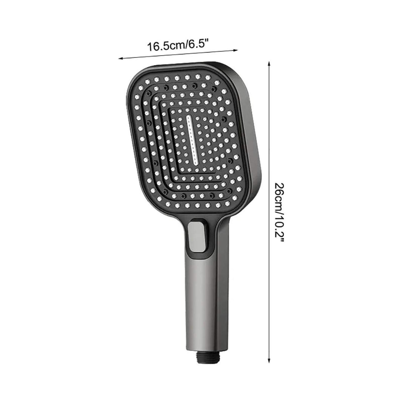 Soffione doccia portatile pressurizzato per il risparmio idrico(SILVER)