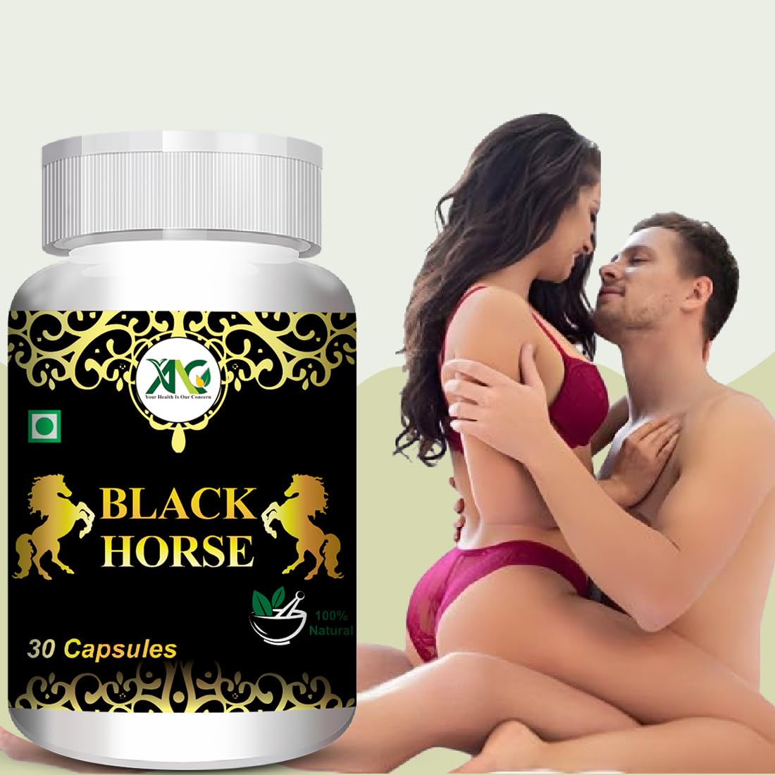 Black Horse Men Power Capsule - Male Health medicines for timing - 30 Capsules-image-24
