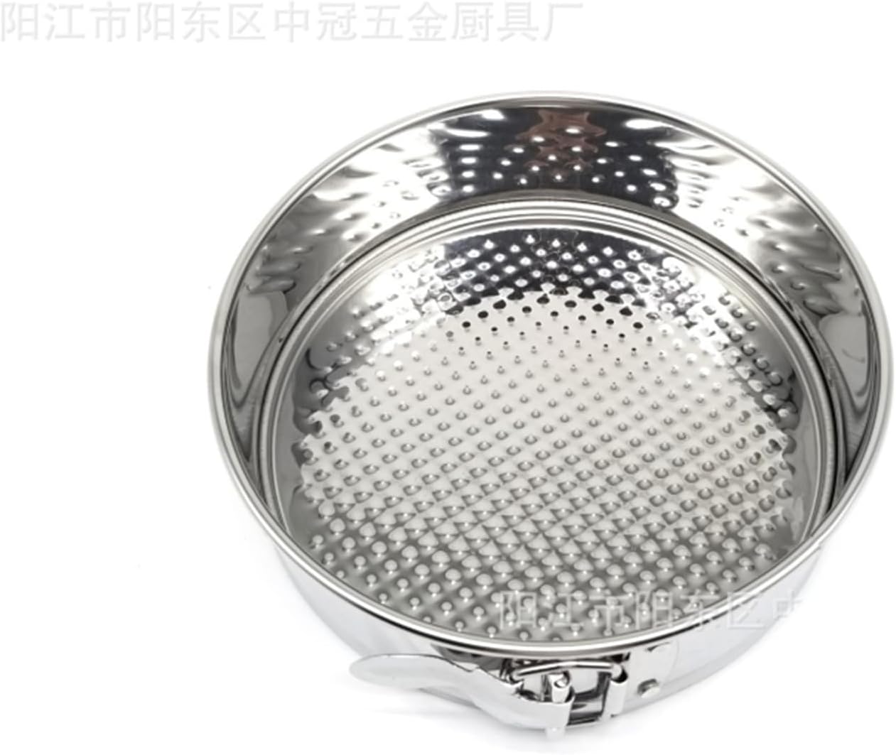 10 Inch 304 Stainless Steel Springform Cake Pan, Stainless Steel Springform Pans, Leakproof & Nonstick Cheesecake Pan with Removable Bottom with 50 Pcs Parchment Paper Liners - Image 4