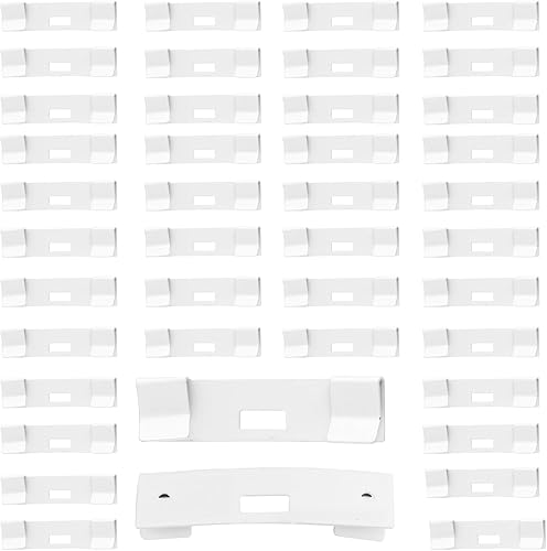 Acrux7 Paquete de 60 pestañas verticales de reparación de persianas verticales, protectores de paletas de reparación de persianas verticales,