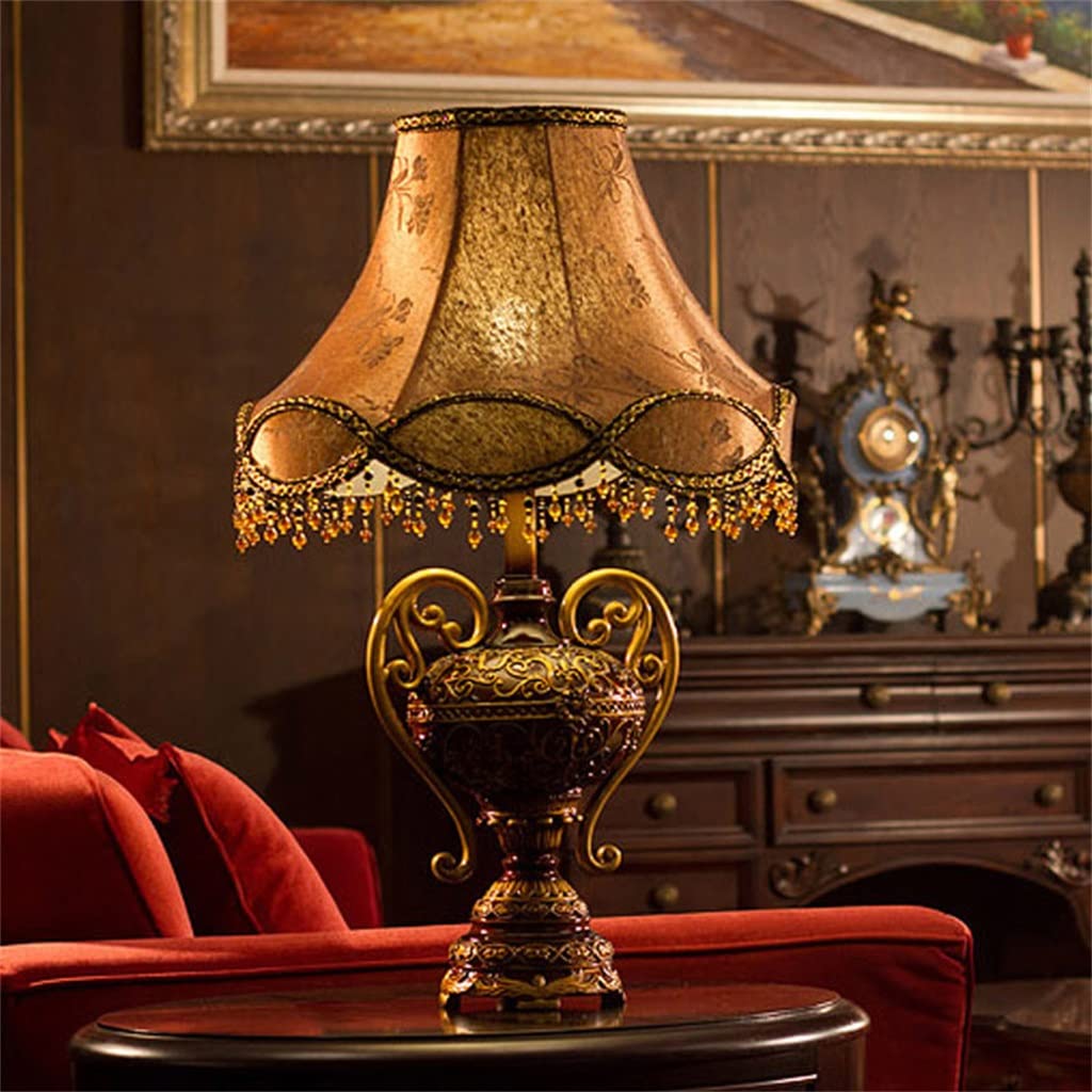 Lampa stołowa w stylu europejskim, sypialniana, nocna, księżniczka, pasterska, kreatywna, ślubna