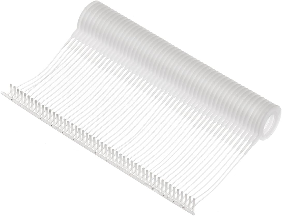 Sinfoo Regular Hook Tagging Fasteners, 5000pcs 1.5" Clear Attachments for Tag Attacher Guns