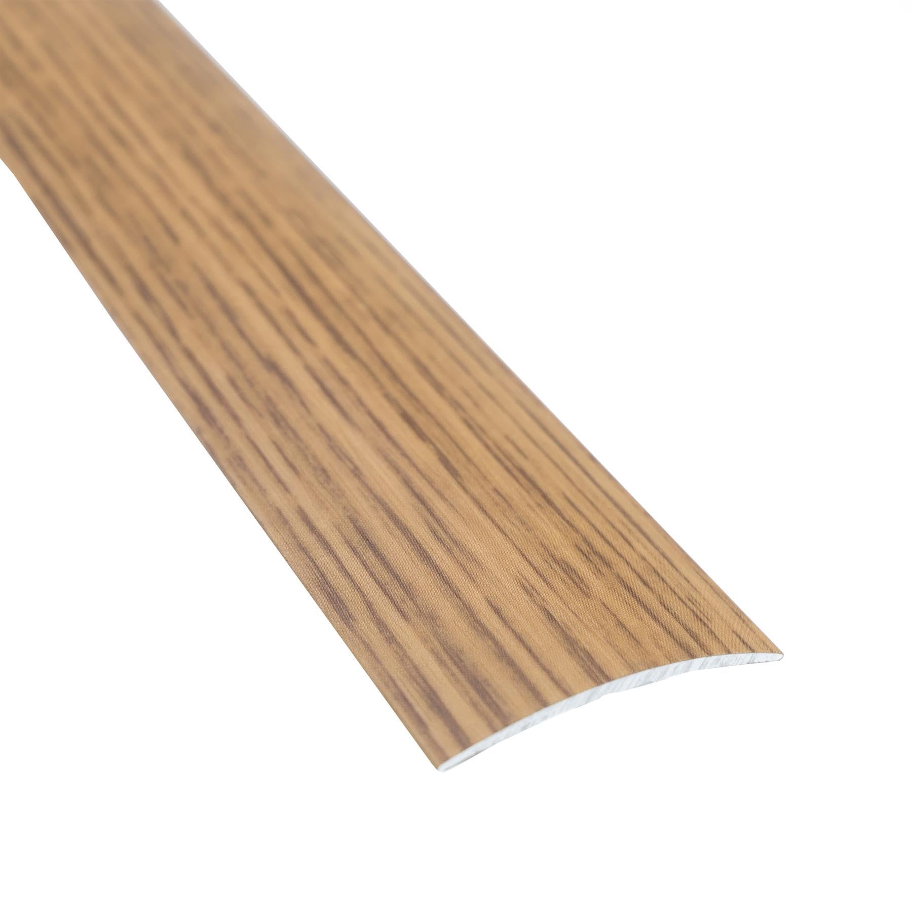IANPAV SELF-Adhesive Wood Effect Aluminium Door Floor BAR Edge Trim Threshold 930mm x 40mm A13, Cognac Oak โ image 1