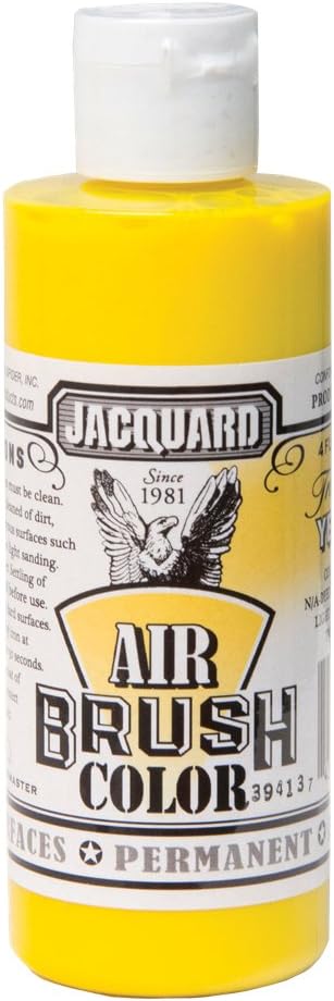 Airbrush Color 4Oz Transparent Yellow