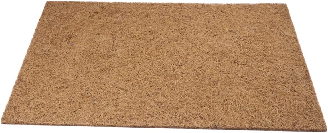 GANAZONO Reptile Coconut Fiber Mat for Terrarium Substrate Natural Lizard Cage Liner Soft Non Slip Bedding for Snakes Tortoises Lizards Terrarium Accessory